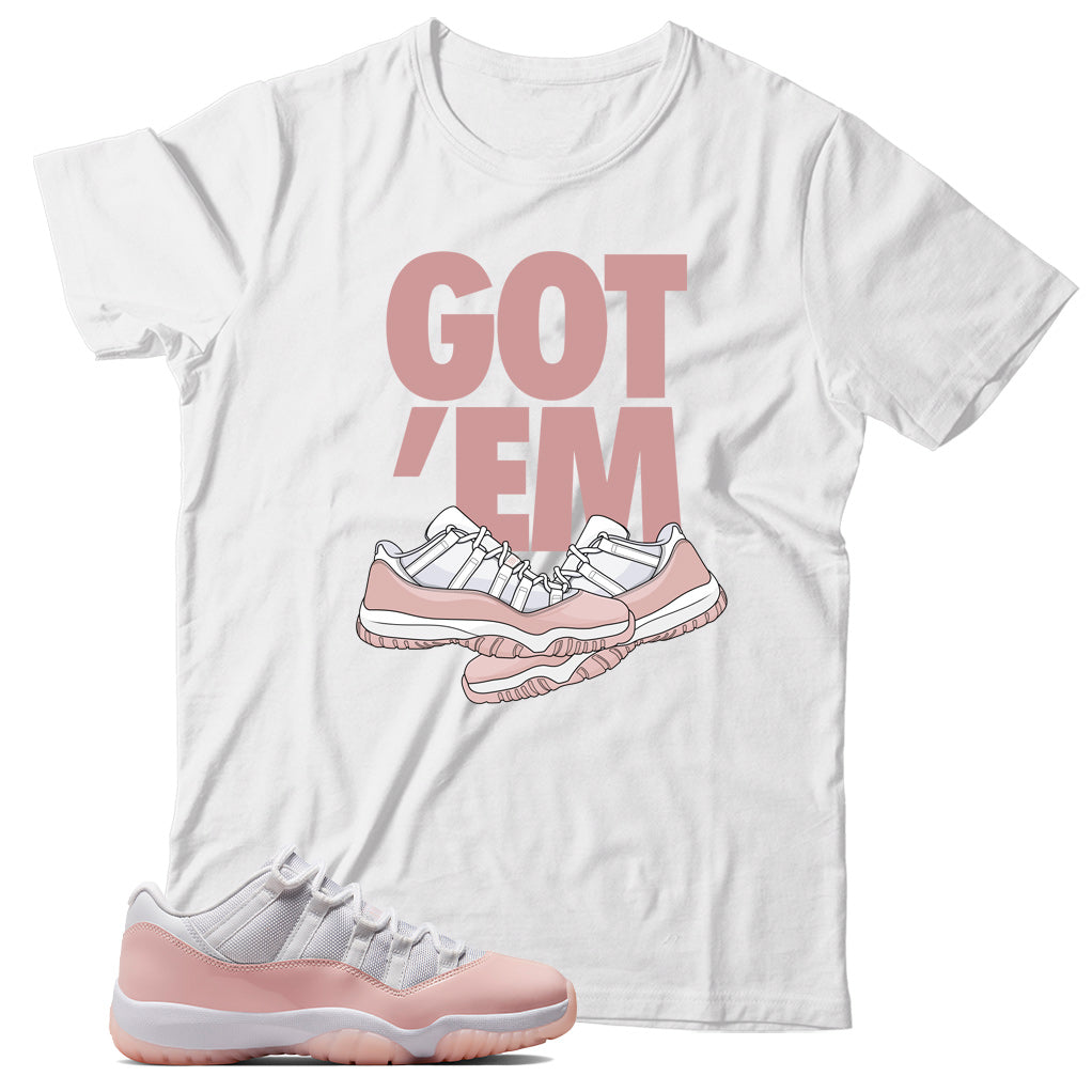 Jordan 11 Low Legend Pink shirt