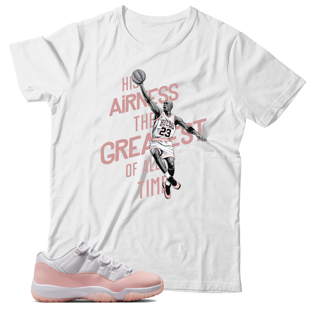 Jordan 11 Low Legend Pink shirt