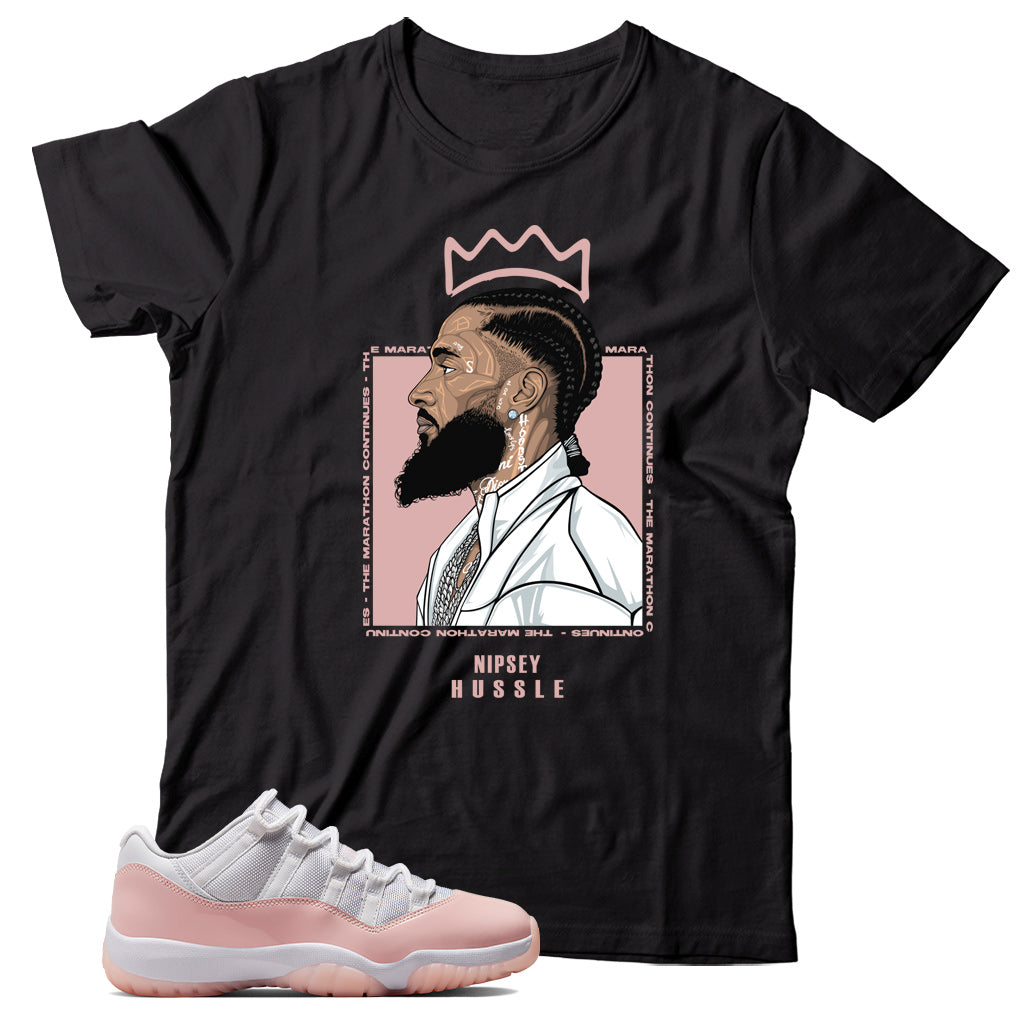 Jordan 11 Low Legend Pink shirt