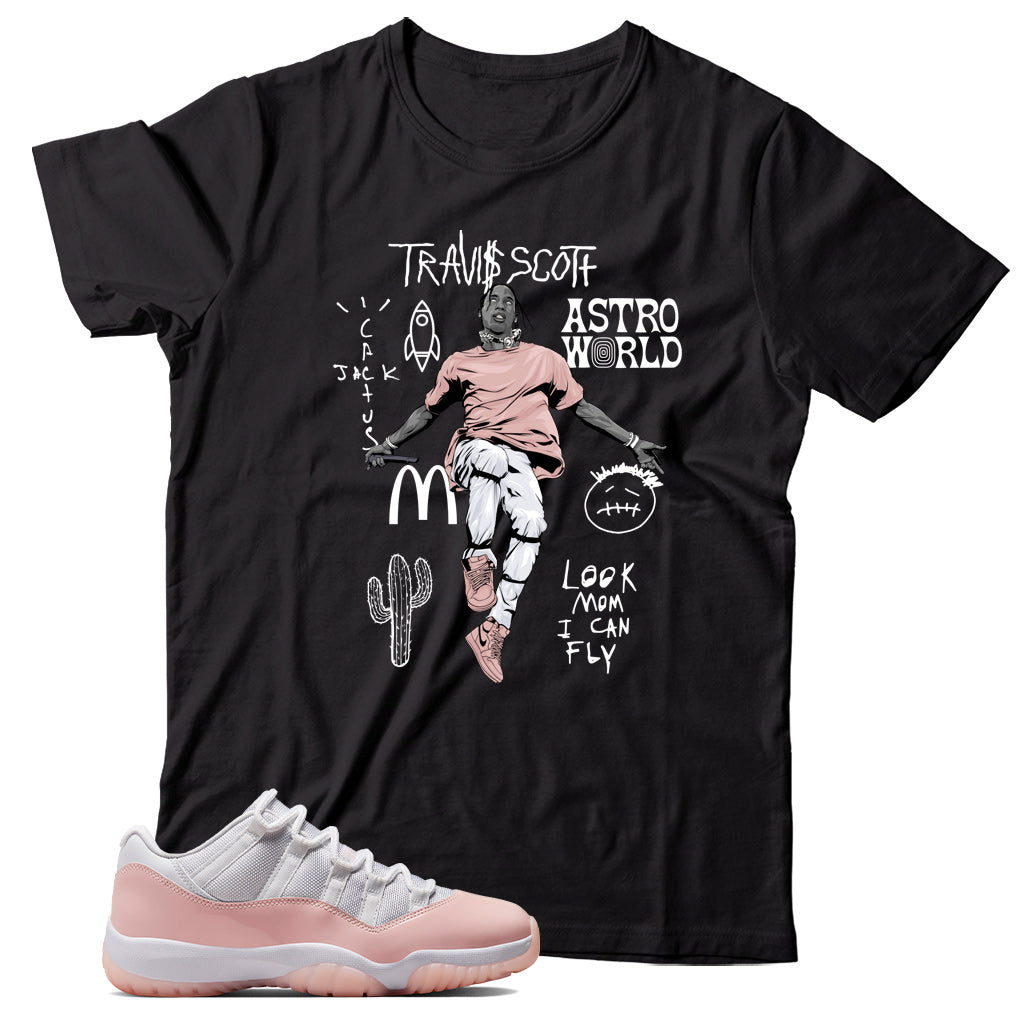 Jordan 11 Low Legend Pink shirt