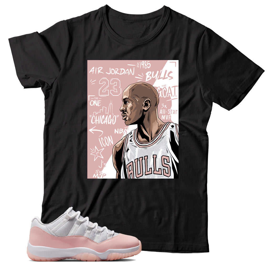 Jordan 11 Low Legend Pink shirt