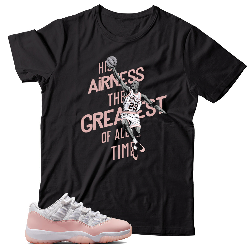 Jordan 11 Low Legend Pink shirt