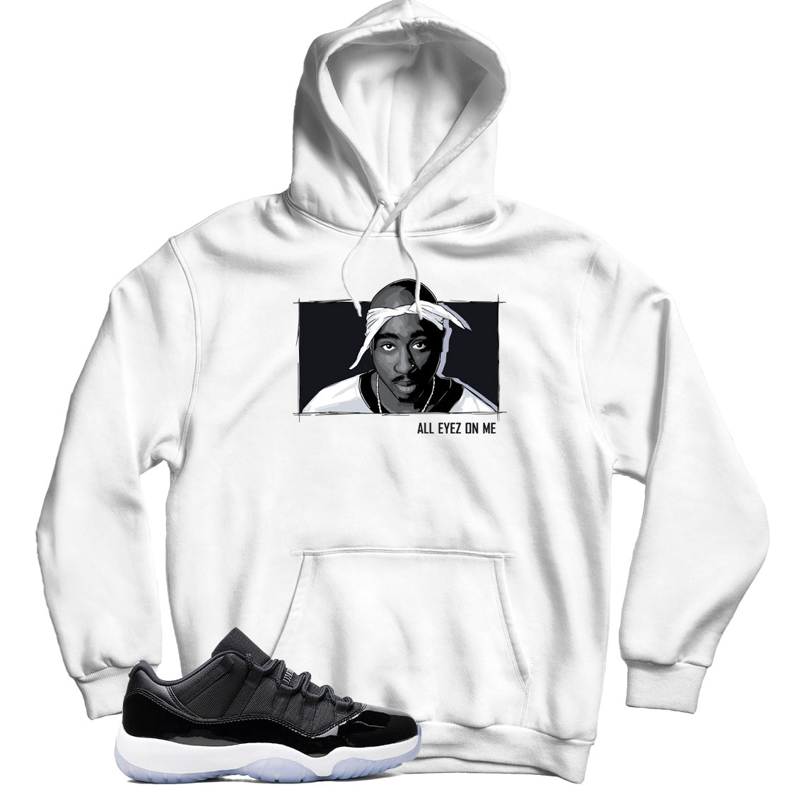 Jordan 11 Low Space Jam hoodie