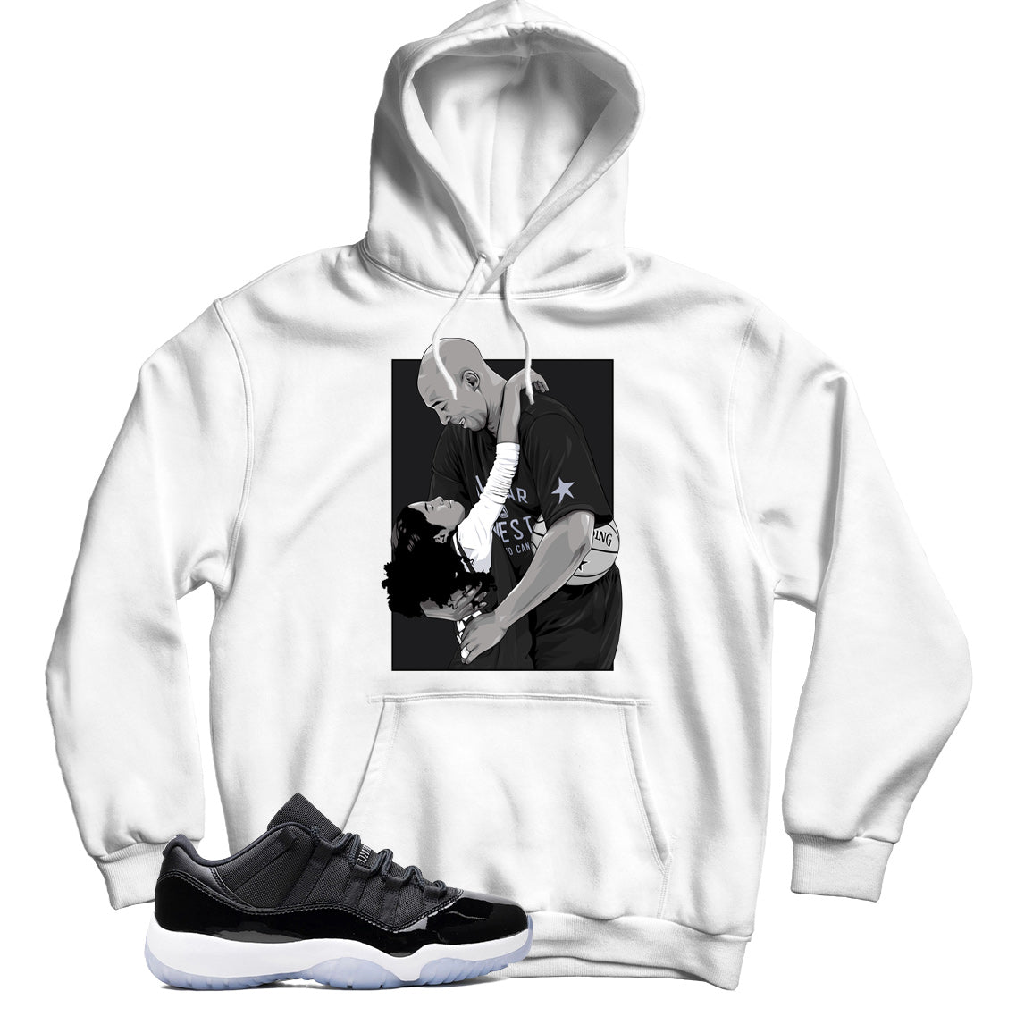 Jordan 11 Low Space Jam hoodie