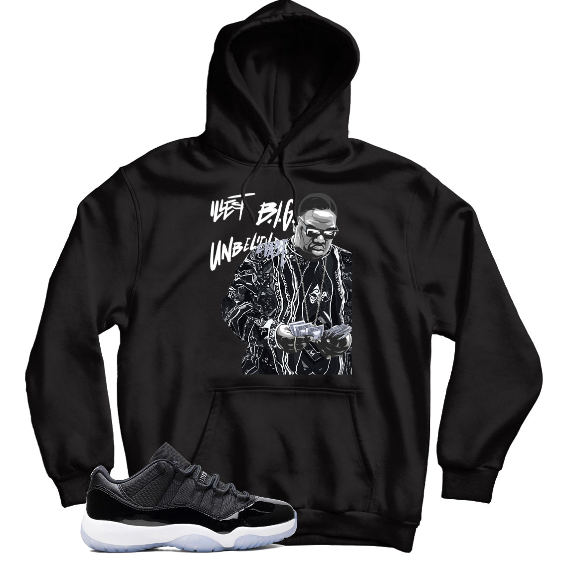 Jordan 11 Low Space Jam hoodie