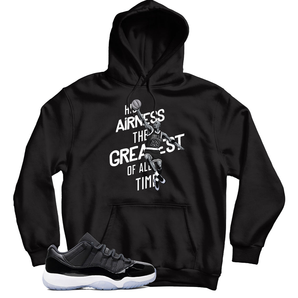 Jordan 11 Low Space Jam hoodie