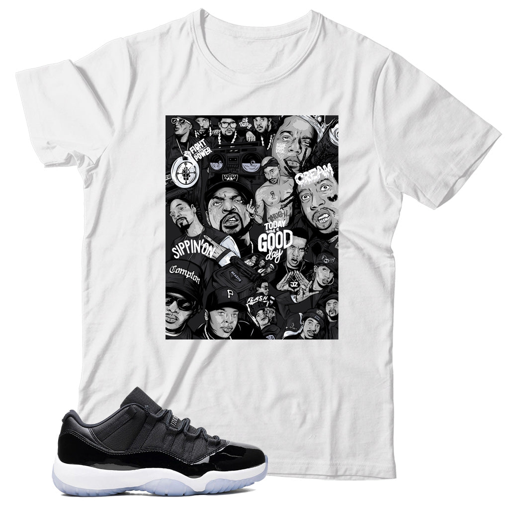 Jordan 11 Low Space Jam shirt