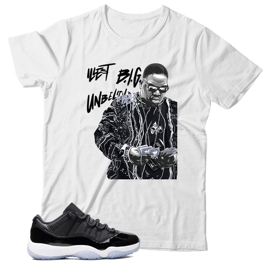 Jordan 11 Low Space Jam shirt