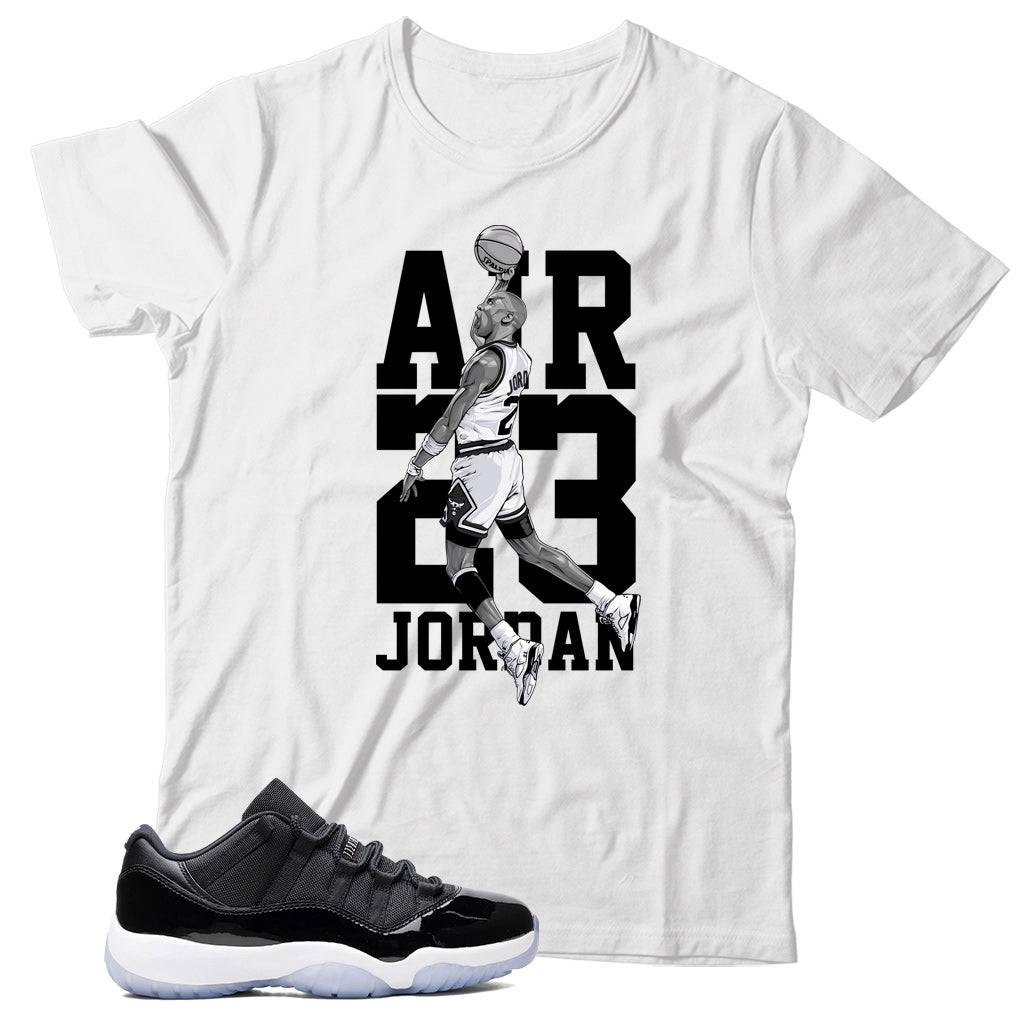 Jordan 11 Low Space Jam shirt