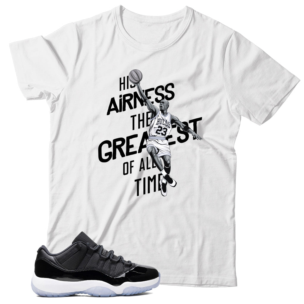 Jordan 11 Low Space Jam shirt