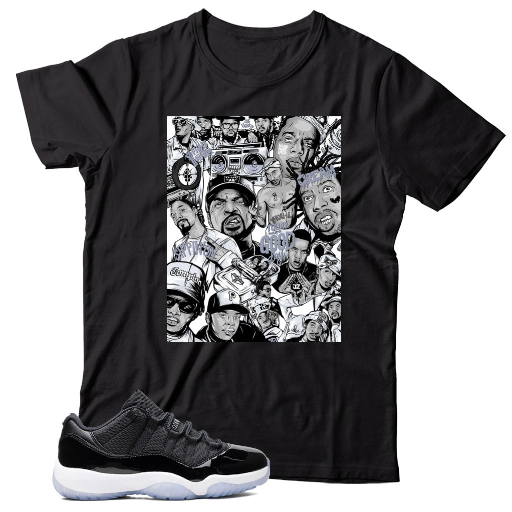 Jordan 11 Low Space Jam shirt