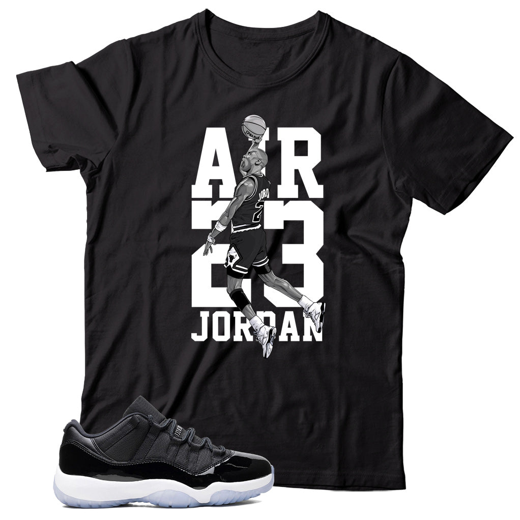 Jordan 11 Low Space Jam shirt