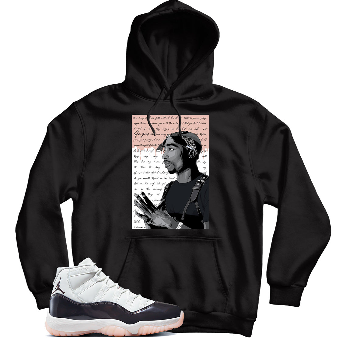 Hoodie Match Jordan 11 Neapolitan