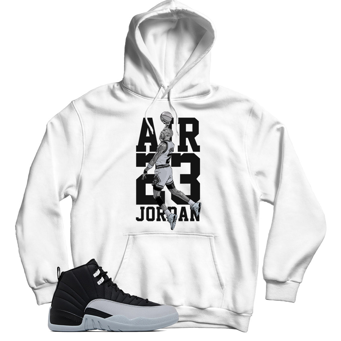 Jordan 12 Barons hoodie