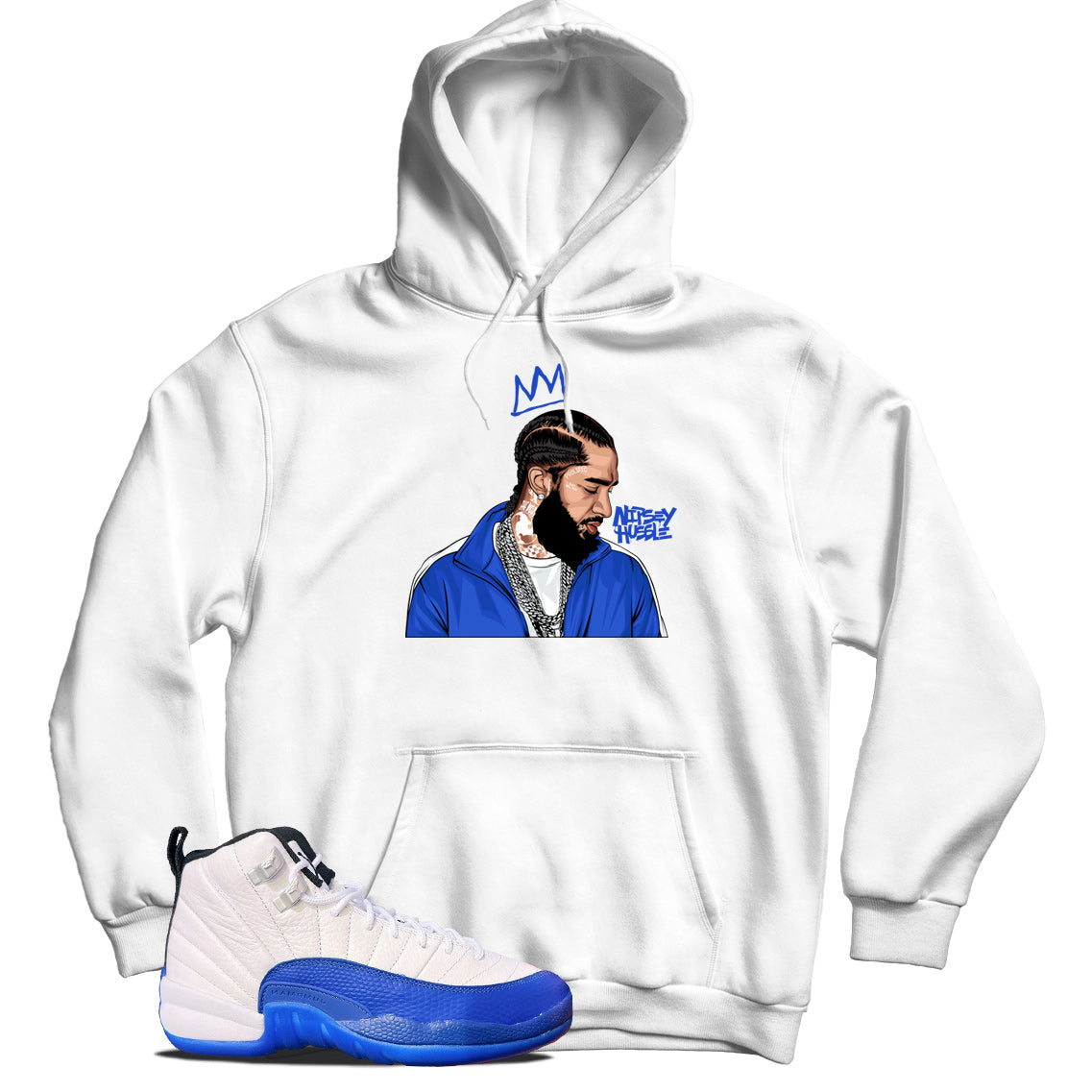 Jordan 12 Blueberry hoodie