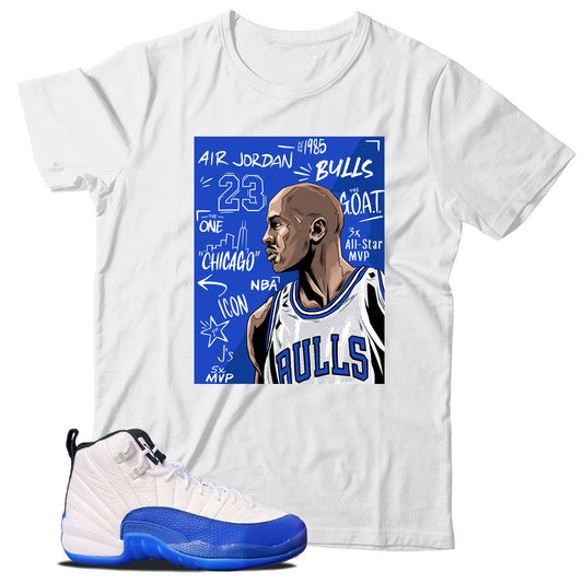 Jordan 12 Blueberry shirt