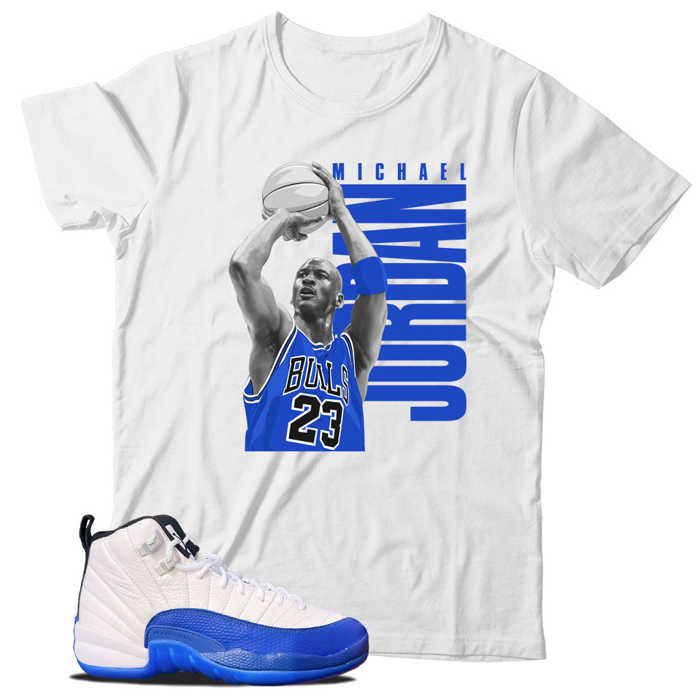 Jordan 12 Blueberry shirt