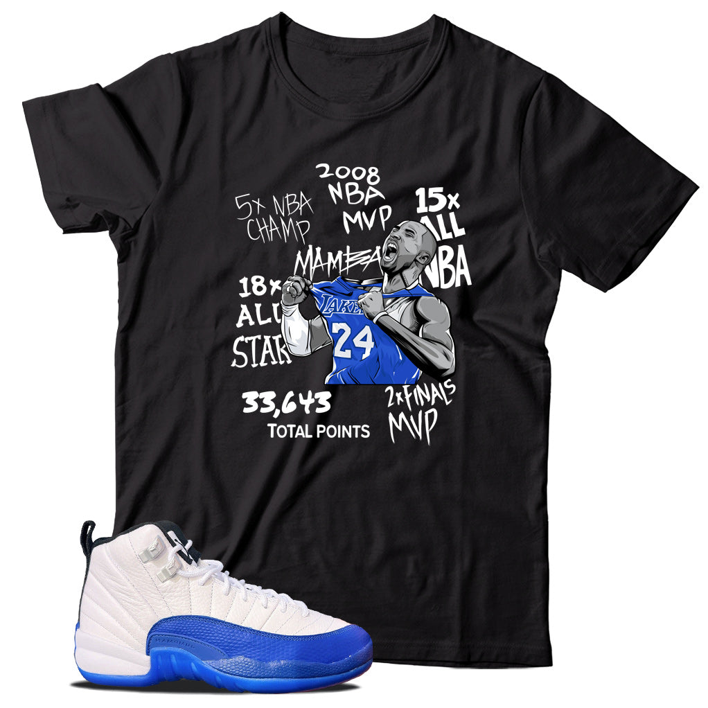 Jordan 12 Blueberry shirt