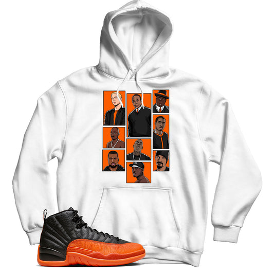 Jordan 12 Brilliant Orange hoodie