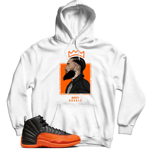 Jordan 12 Brilliant Orange hoodie