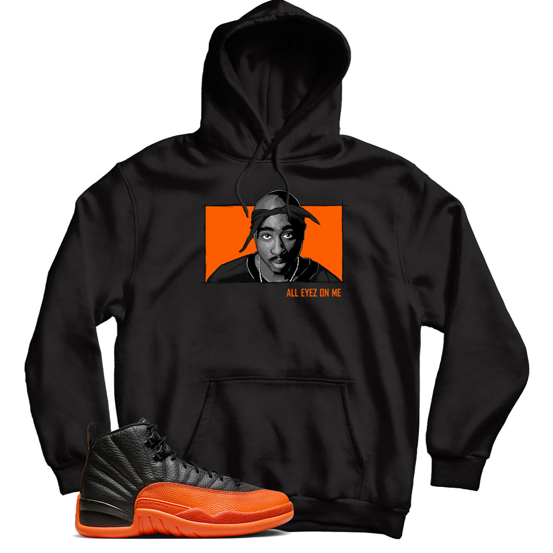 Jordan 12 Brilliant Orange hoodie