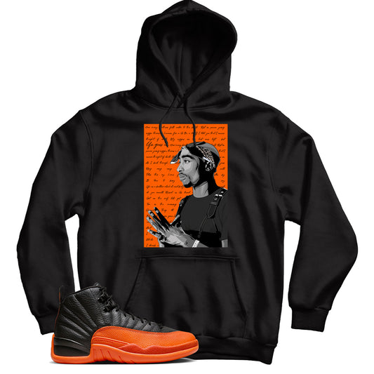 Jordan 12 Brilliant Orange hoodie