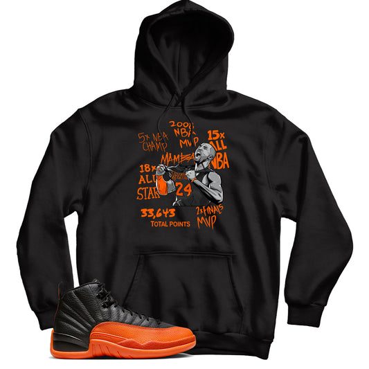 Jordan 12 Brilliant Orange hoodie