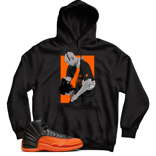 Jordan 12 Brilliant Orange hoodie