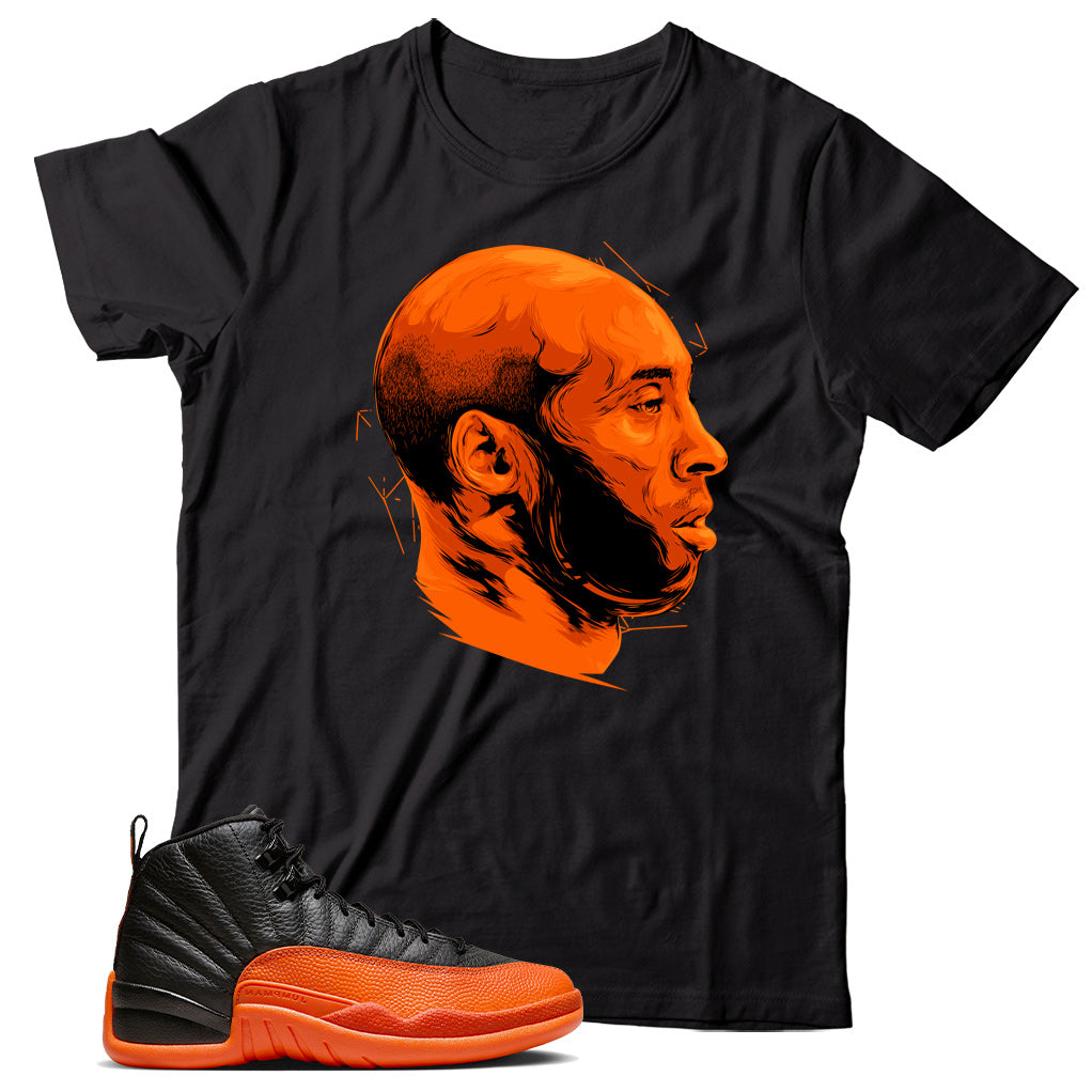 Jordan 12 Brilliant Orange shirt