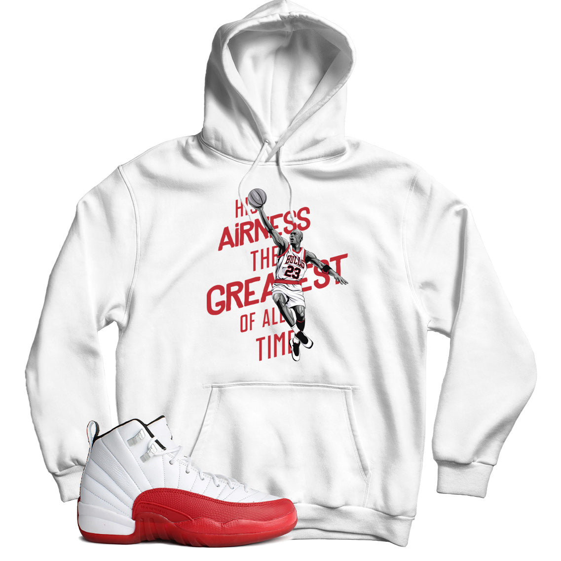 Jordan 12 Cherry hoodie