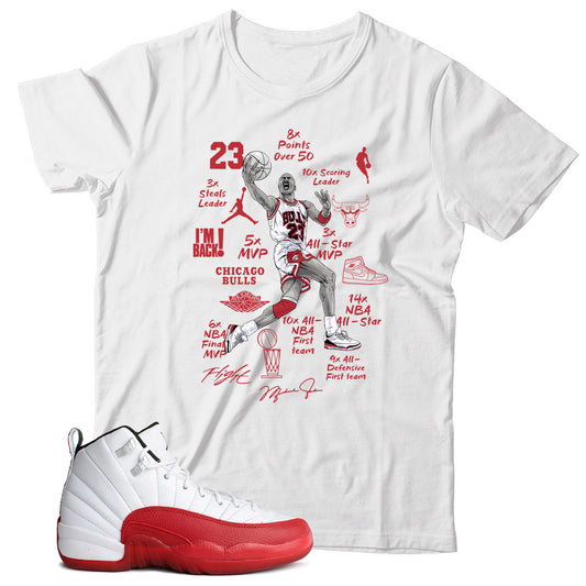 Jordan 12 Cherry shirt