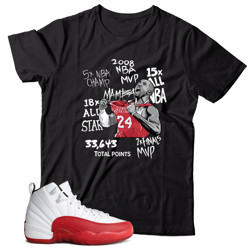 Jordan 12 Cherry shirt