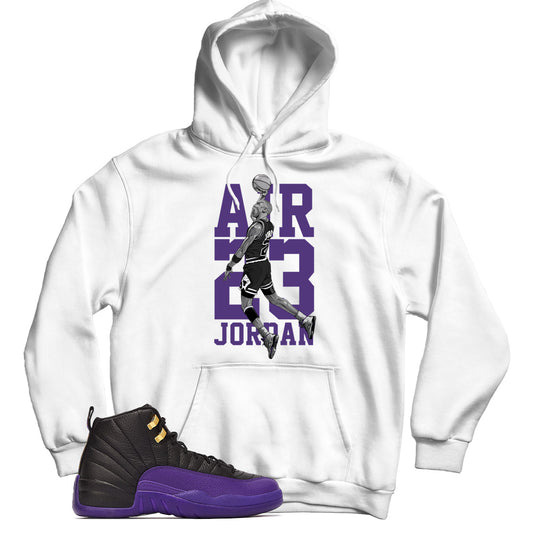 Jordan 12 Field Purple hoodie