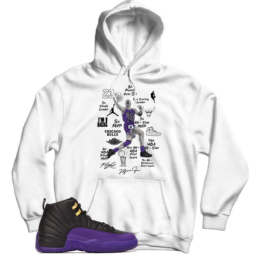 Jordan 12 Field Purple hoodie
