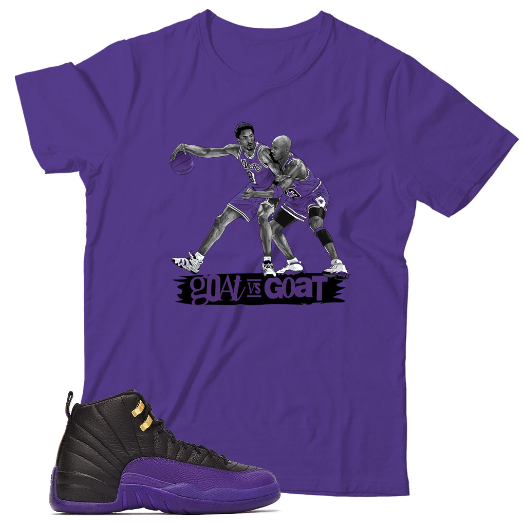 Jordan 12 Field Purple shirt