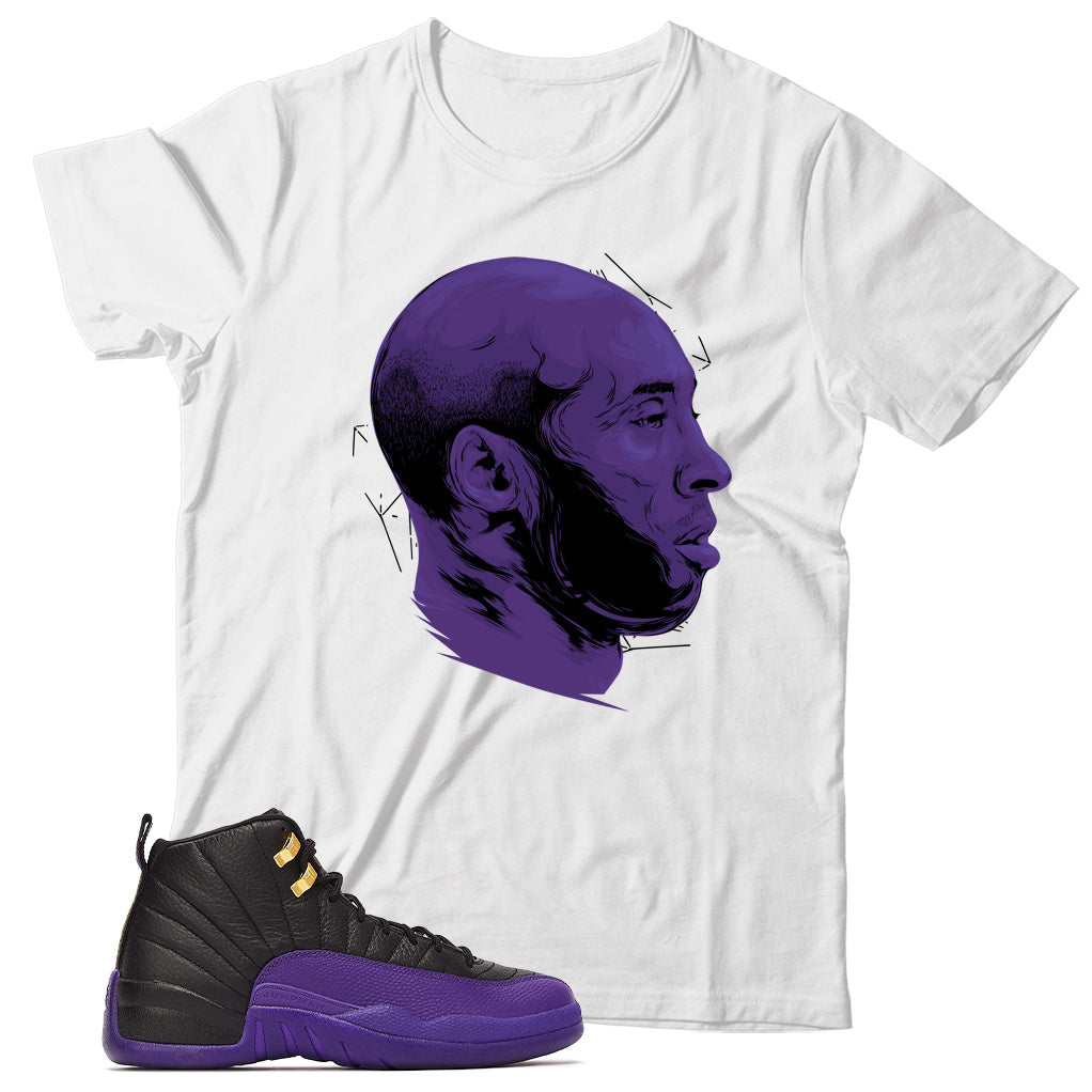 Jordan 12 Field Purple shirt