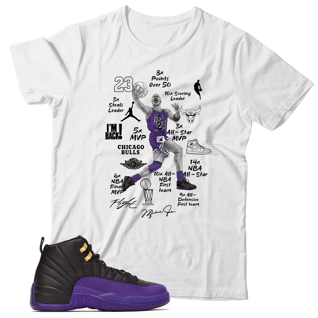 Shirt Match Jordan 12 Field Purple