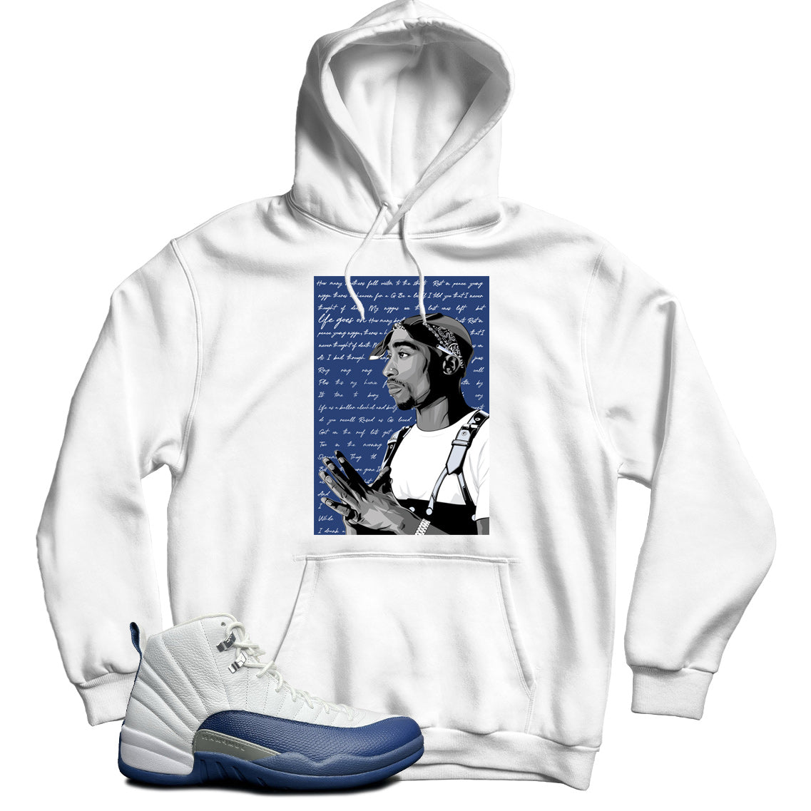 Jordan 12 French Blue Hoodie