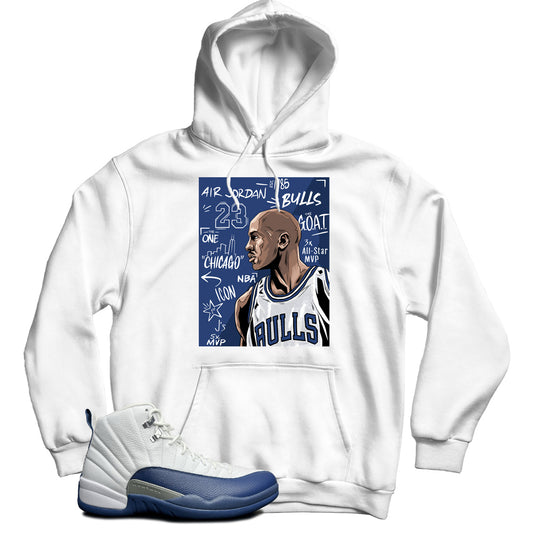 Jordan 12 French Blue Hoodie