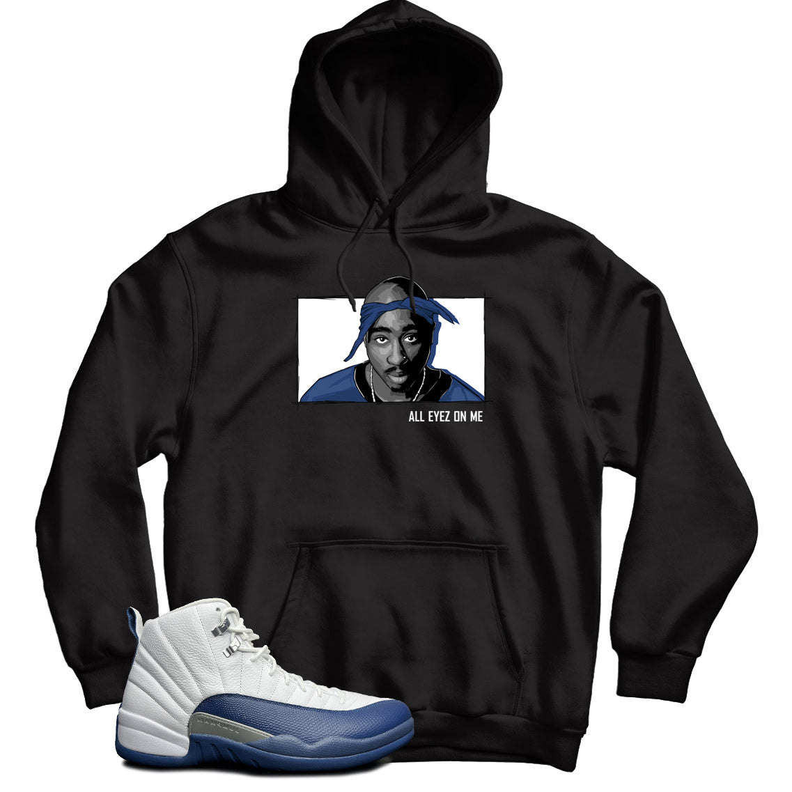 Hoodie Match Jordan 12 French Blue