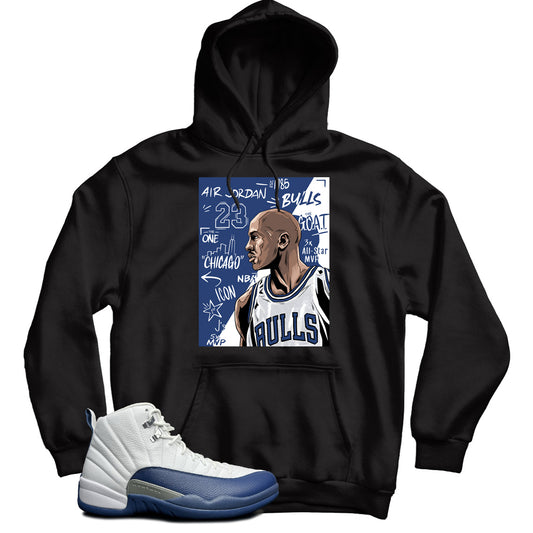 Jordan 12 French Blue Hoodie