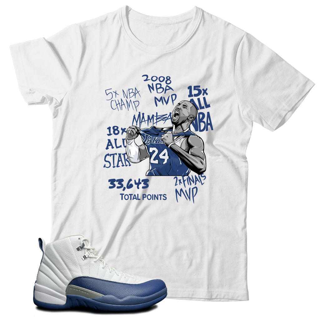 Shirt Match Jordan 12 French Blue