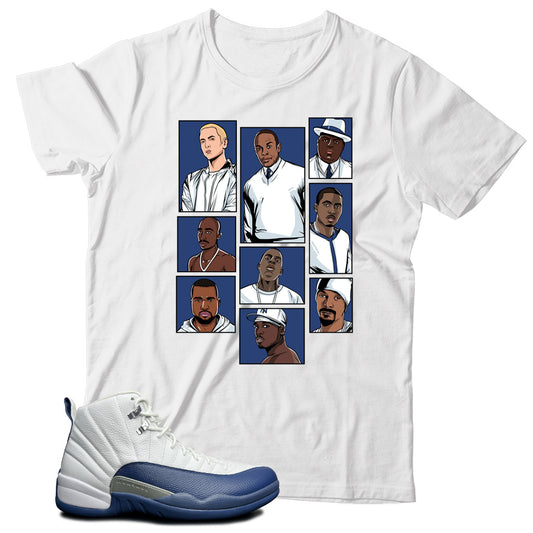 Jordan 12 French Blue shirt