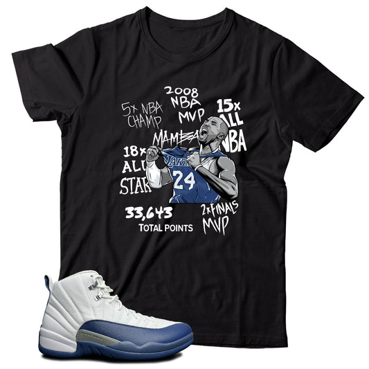 Shirt Match Jordan 12 French Blue