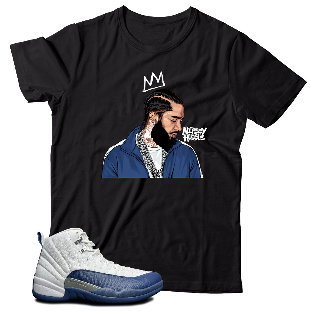 Shirt Match Jordan 12 French Blue