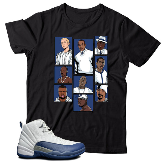 Jordan 12 French Blue shirt