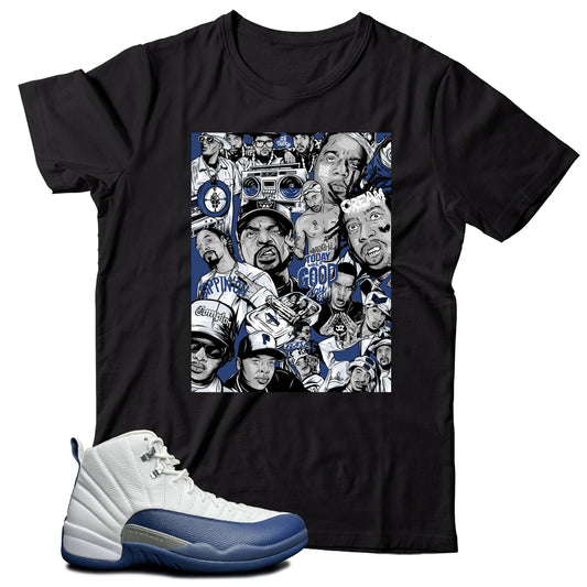 Jordan 12 French Blue shirt
