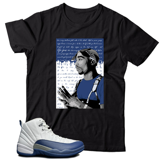 Jordan 12 French Blue shirt
