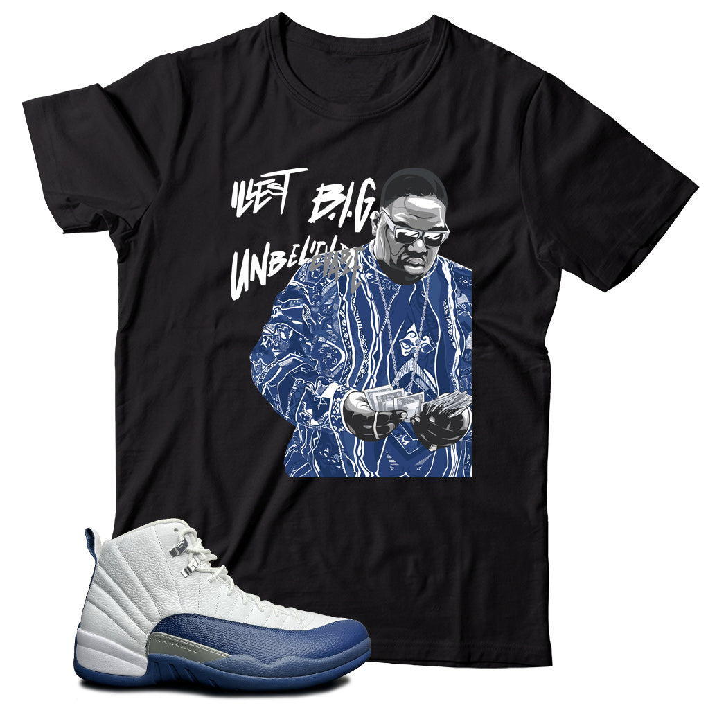 Shirt Match Jordan 12 French Blue