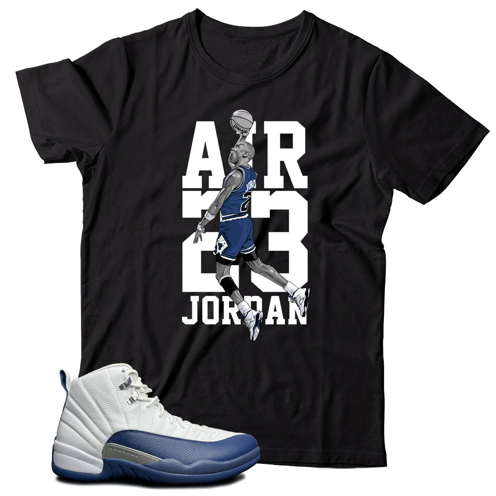 Jordan 12 French Blue shirt